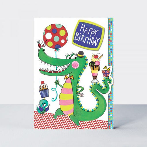 Picture of HAPPY BIRTHDAY CROCODILE CARD